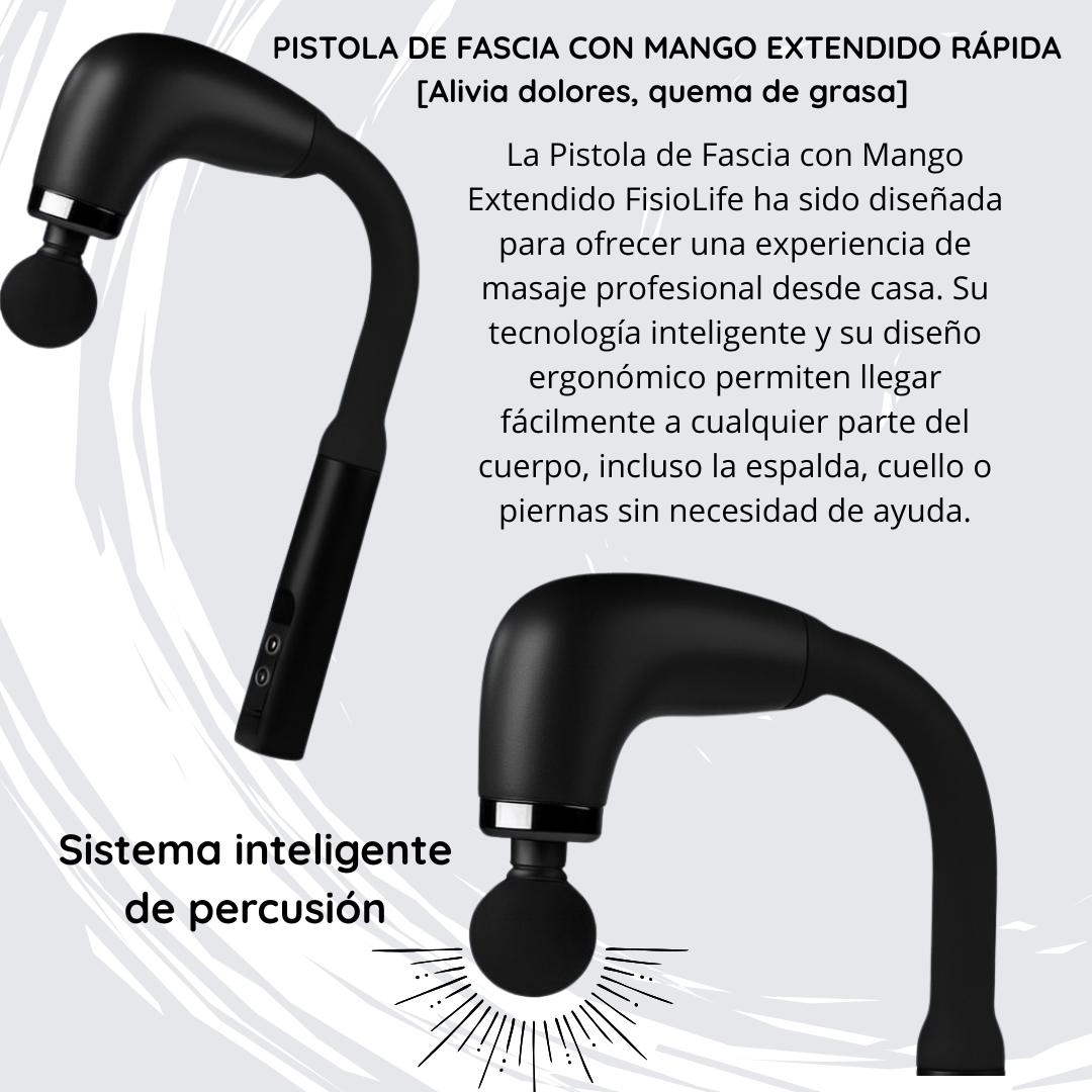 Pistola de Fascia con Mango Extendido.