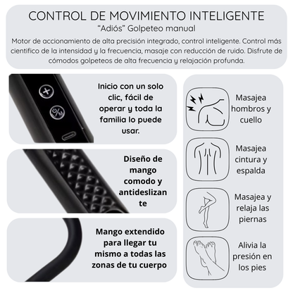 Pistola de Fascia con Mango Extendido.